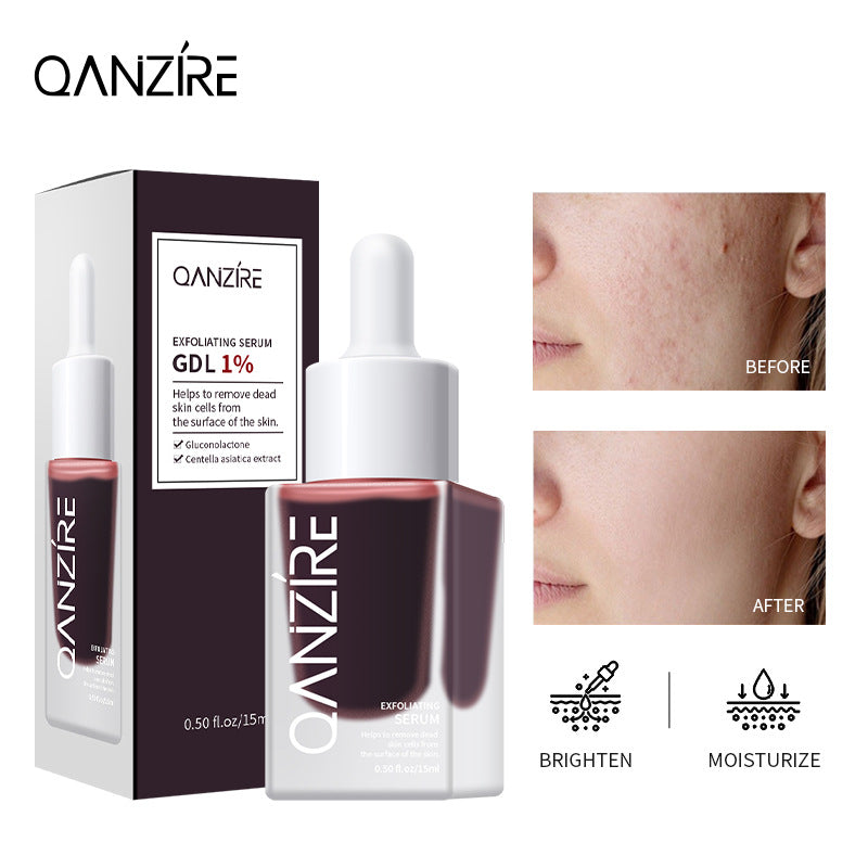 QANZIRE Exfoliating Serum 15ml for Facial Skin Care