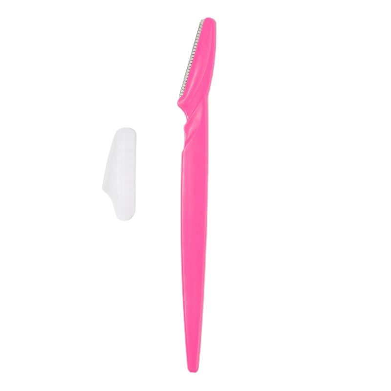 Straight-bladed sharp eyebrow trimming scissors