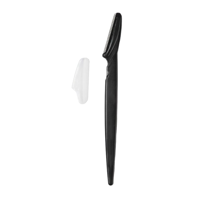 Straight-bladed sharp eyebrow trimming scissors