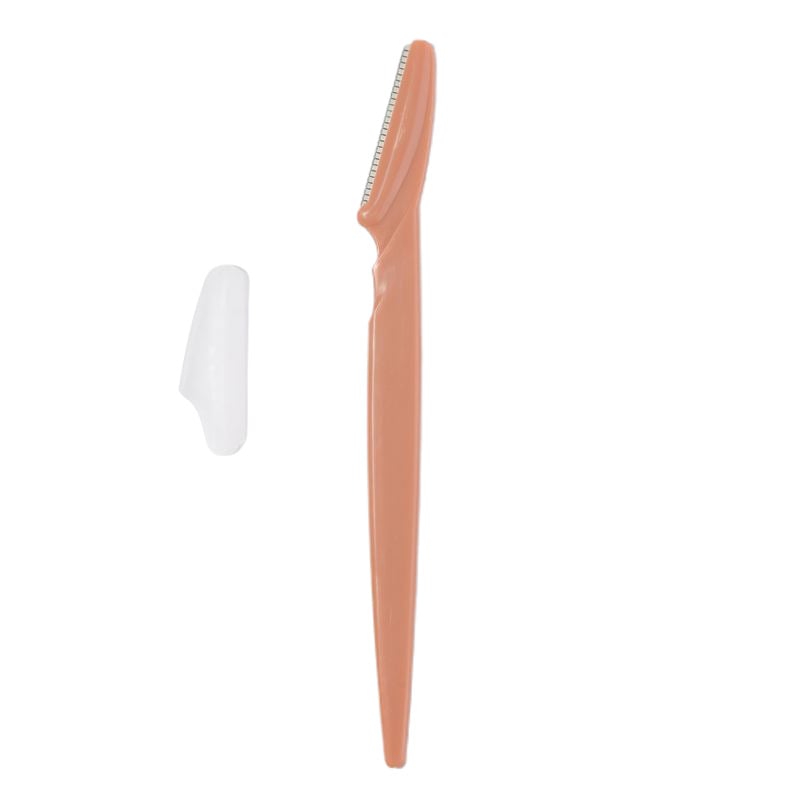 Straight-bladed sharp eyebrow trimming scissors