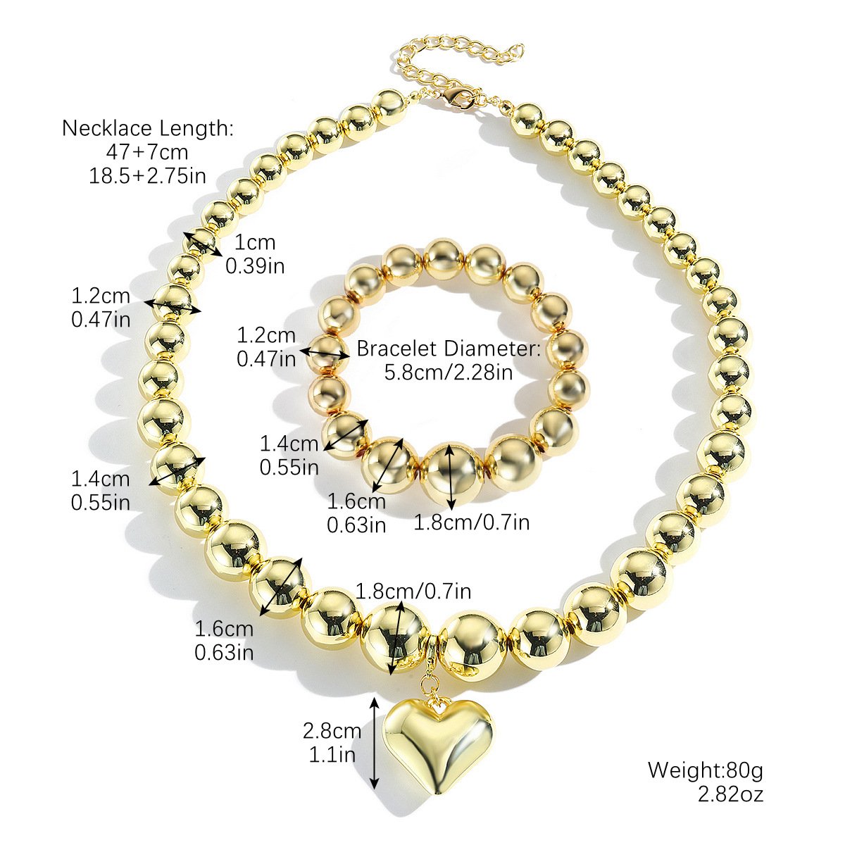 New Necklace Hip-hop Amazon European and American Explosions