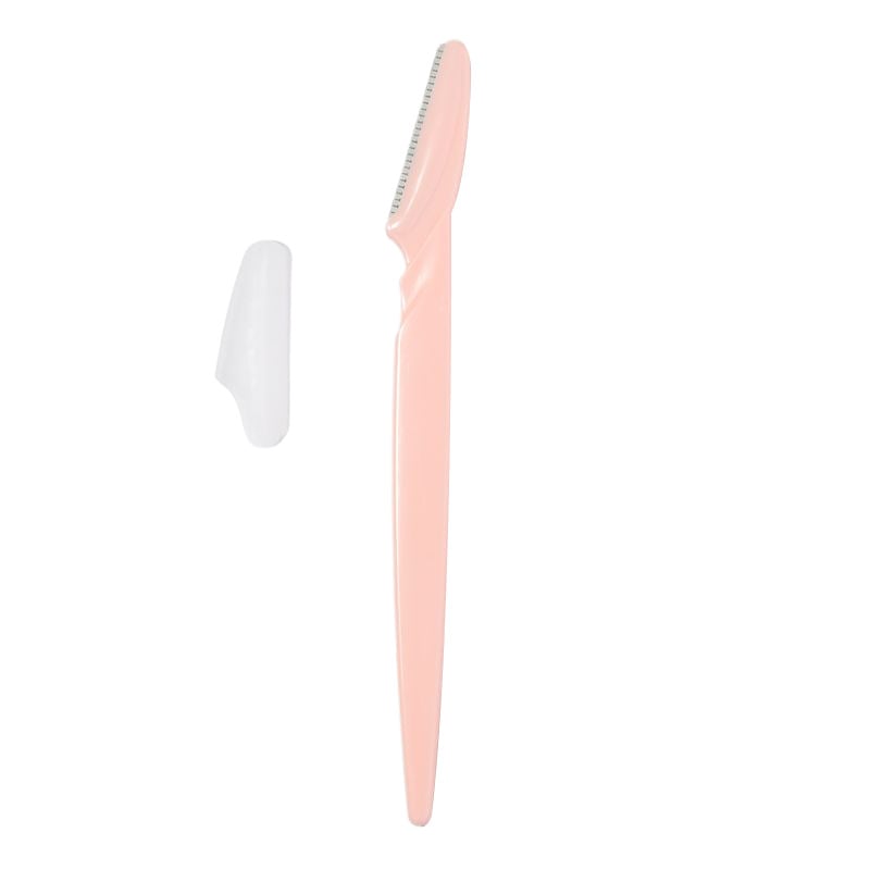 Straight-bladed sharp eyebrow trimming scissors