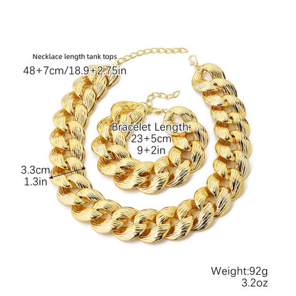 New Necklace Hip-hop Amazon European and American Explosions