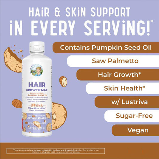 Hair Growth Max Liposomal Biotin Serum with Pumpkin Seed Oil