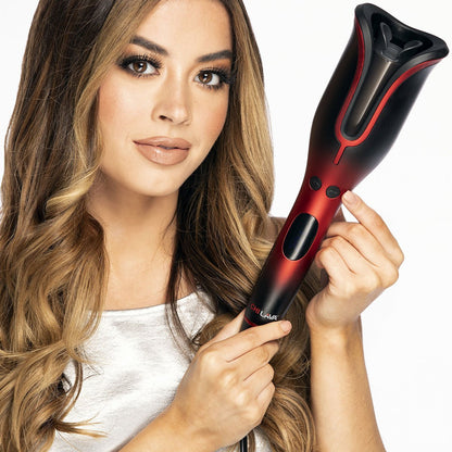 Rose-shaped Multi-Function LCD Curling Iron Professional Hair Curler