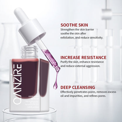 QANZIRE Exfoliating Serum 15ml for Facial Skin Care
