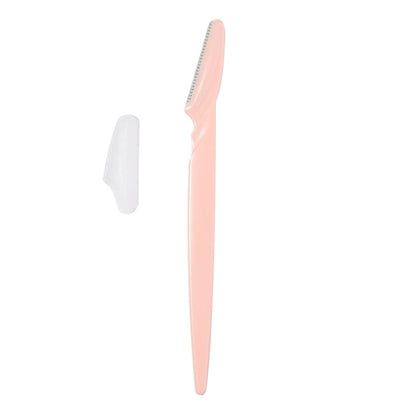 Straight-bladed sharp eyebrow trimming scissors