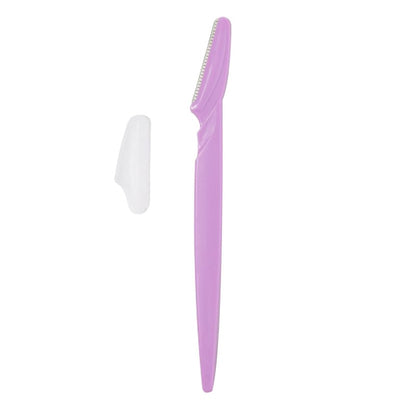 Straight-bladed sharp eyebrow trimming scissors